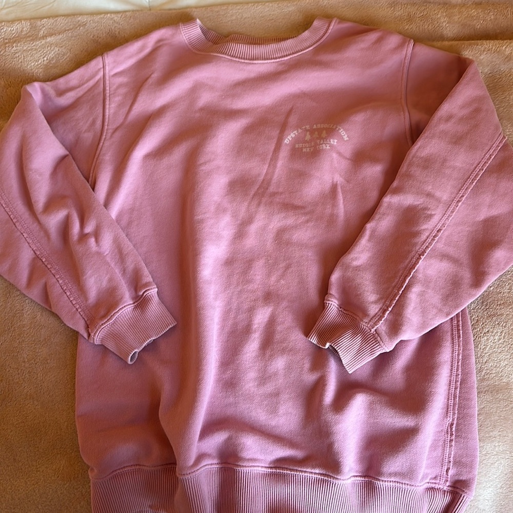 Oversized crew neck